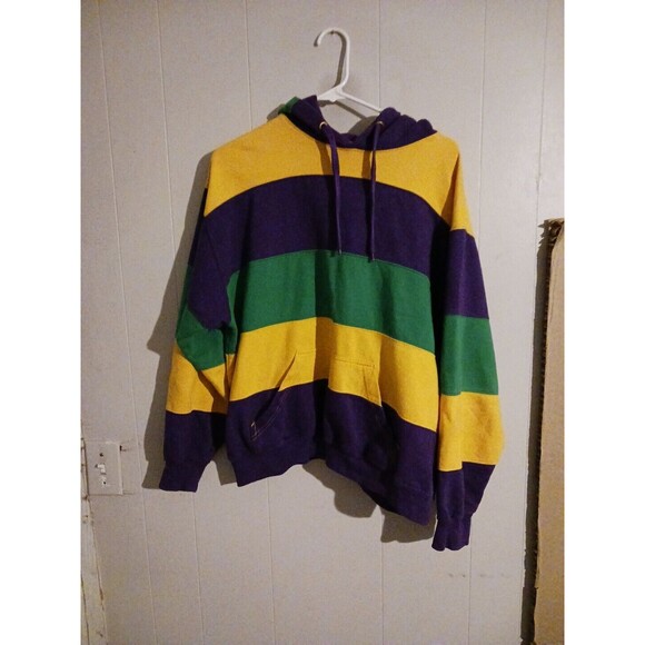 Original Sports Wear Mens Multicolered Pullover Hoodie Size L - Picture 1 of 3